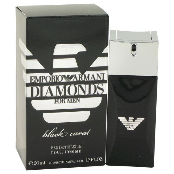 Emporio Armani Diamonds Black Carat by Giorgio Armani Eau De Toilette Spray 1.7 oz for Men