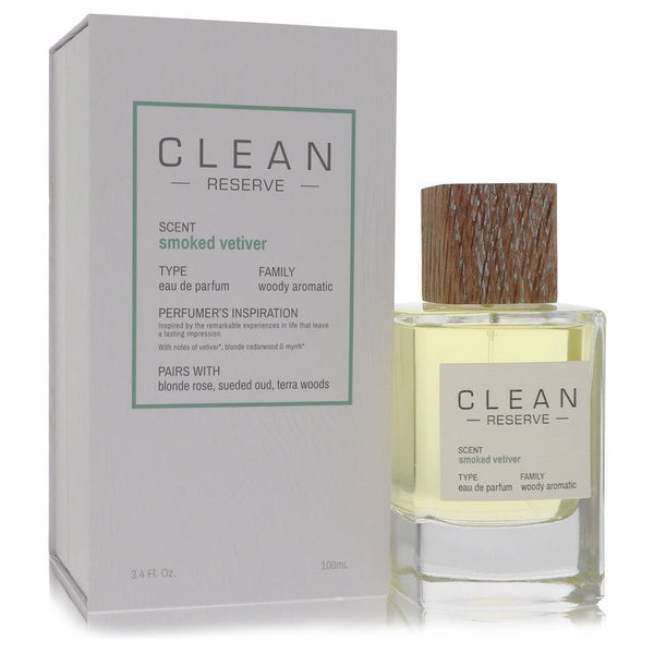 Clean Smoked Vetiver by Clean Eau De Parfum Spray 3.4 oz for Women