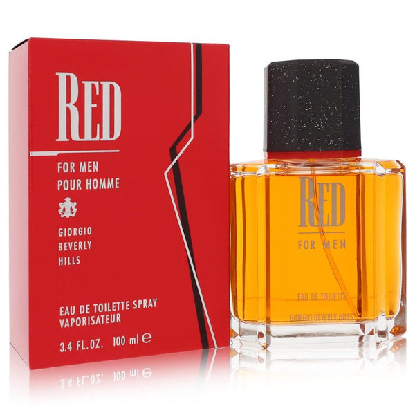 RED by Giorgio Beverly Hills Eau De Toilette Spray oz for Men