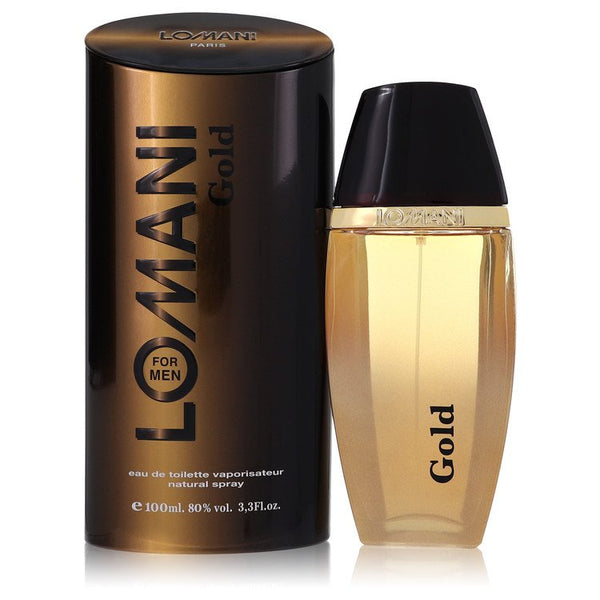 Lomani Gold by Lomani Eau De Toilette Spray 3.3 oz for Men