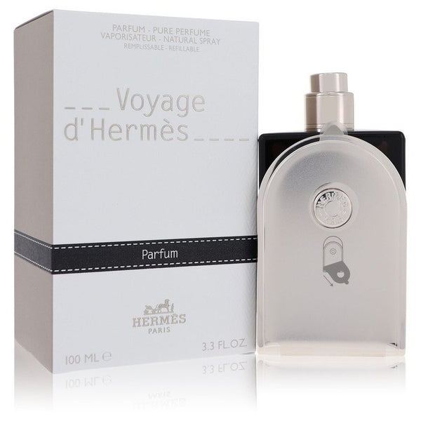 Voyage D'Hermes by Hermes Pure Perfume Refillable (Unisex) 3.3 oz for Men