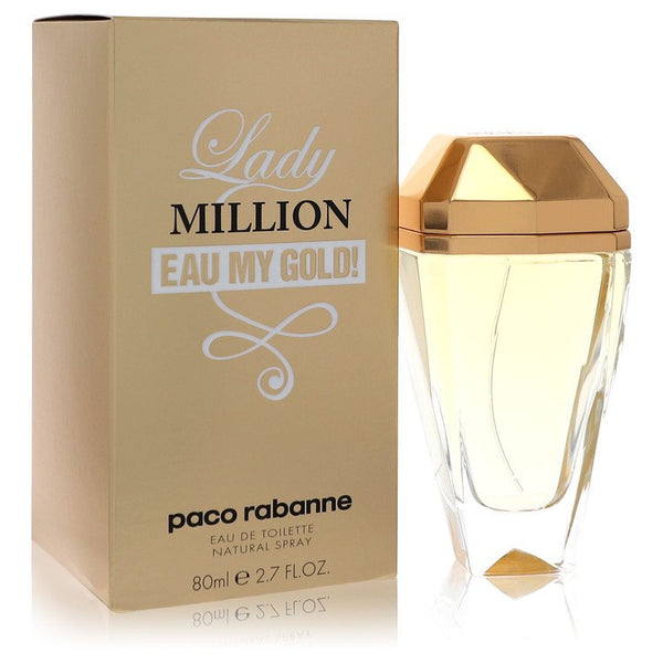 Lady Million Eau My Gold by Paco Rabanne Eau De Toilette Spray for Women