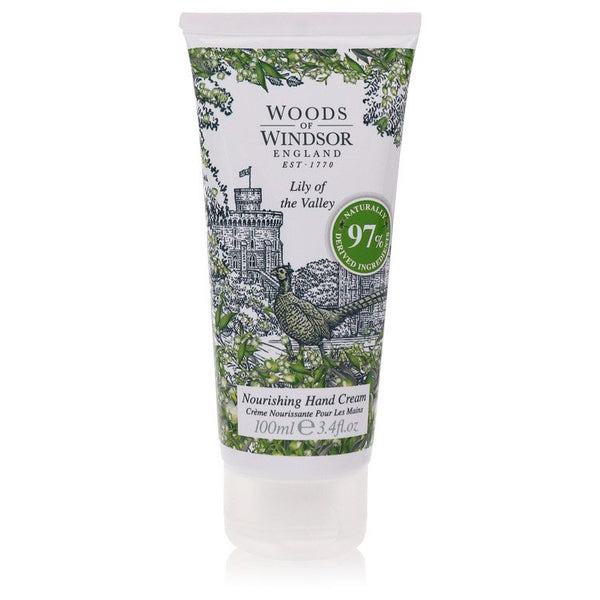 Lily of the Valley (Woods of Windsor) by Woods of Windsor Nourishing Hand Cream 3.4 oz for Women