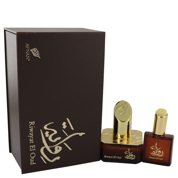 Riwayat El Oud by Afnan Eau De Parfum Spray + Free .67 oz Travel EDP Spray 1.7 oz for Women