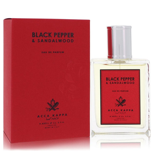 Black Pepper & Sandalwood by Acca Kappa Eau De Parfum Spray 3.3 oz for Men
