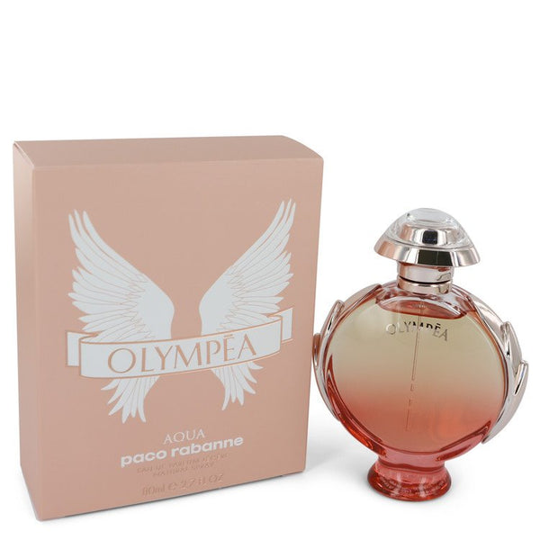 Olympea Aqua by Paco Rabanne Eau De Parfum Legree Spray 2.7 oz for Women
