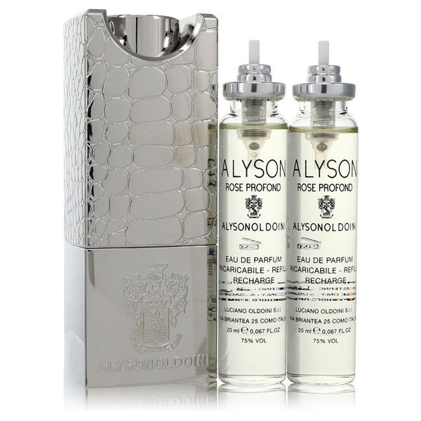 Rose Profond by Alyson Oldoini  Eau De Parfum Refillable Spray Includes 3 x 20 ml Refills and Atomizer 2 oz for Women