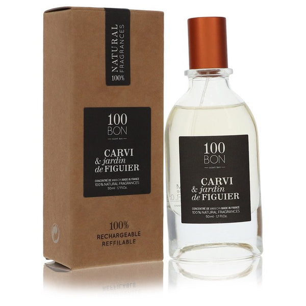 100 Bon Carvi & Jardin De Figuier by 100 Bon Concentree De Parfum Spray (Unisex Refillable) 1.7 oz for Men