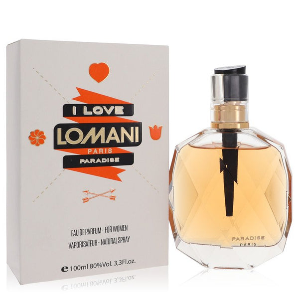 I Love Lomani Paradise by Lomani Eau De Parfum Spray 3.4 oz for Women